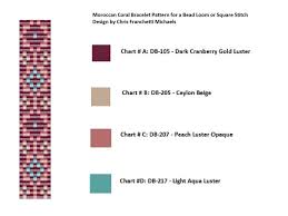 How To Bead From A Loom Pattern And Chart