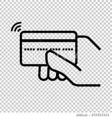 credit card touch payment icon