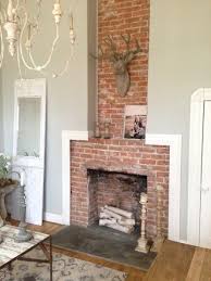 Red Brick Fireplaces Paint Colors