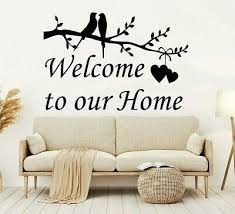 Welcome To Our Home Wall Art Stickers