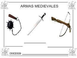 Resultado de imagen de armas medievales