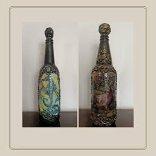 Glass Bottles Sea And Deer Katya S