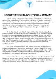 Medical Fellowship Personal Statement Samples  m fellowship  on    