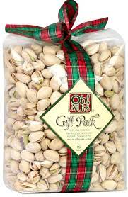 holiday pistachio gift bag bulk