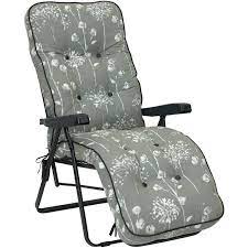 Renaissance Grey Relaxer Chair