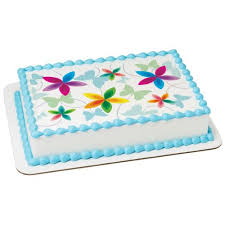 Maybe you would like to learn more about one of these? Flowers And Butterflies Sheet Cake 19675 Hy Vee Aisles Online Grocery Shopping