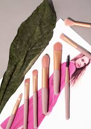 basic up pink makeup brushes set of