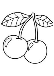 Free сherry coloring pages to print for kids. Coloring Pages Cherries Coloring Page For Kids
