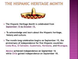 Hispanic heritage month is celebrated from september 15 to october 15 every year in the united states. 7a Hispanics And Latinos 5 17 World Languages Quizizz