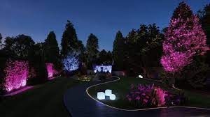 outdoor light system for the garden