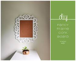 Diy Fancy Frame Cork Board Limefish
