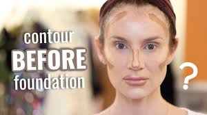 does contour before foundation really