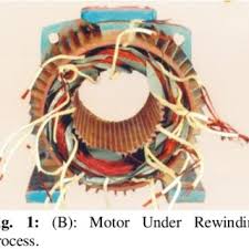 three phase induction motor stator