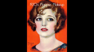 authentic 1920s flapper makeup with