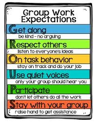 Group Work Expectations Poster Worksheets Teachers Pay