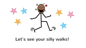 Silly walk challenge - YouTube