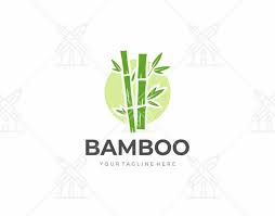 Bamboo Logo Template Green Bamboo