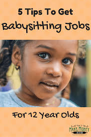 easy babysitting jobs for 12 year olds