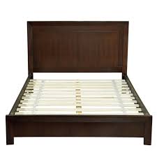 Platform Bed In Chocolate Brown