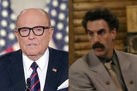 Listen to the common sense podcast through the link below. Borat Sequel Scene With Rudy Giuliani Was Pretty Clear Sacha Baron Cohen Says