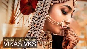 kerala traditional muslim bridal makeup