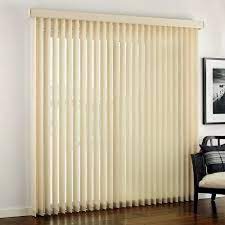 Cream Fabric Vertical Sliding Blind