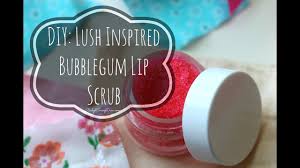 diy lush inspired bubblegum lip scrub