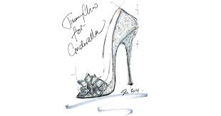 Shoe Designers Sketch Cinderella S