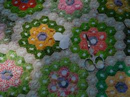     hexagon star english paper pieced quilt pattern       Pinterest