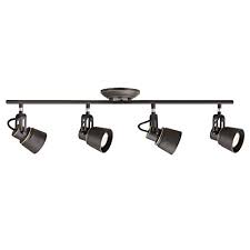 4 Lights Industrial Vintage Semi Flush Ceiling Light Modern Spotlight Track Lighting Oil Rubbed Bronze Wall Mount Track Light 4 Bulbs Included Buy Online In Jamaica Missing Category Value Products In Jamaica