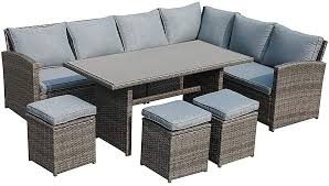 joivi patio furniture set 7 piece