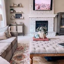 How To Whitewash A Fireplace A Simple