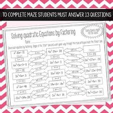 Solving Quadratic Equations Quadratics