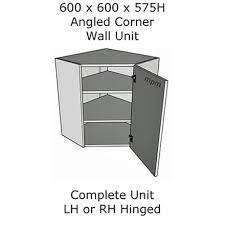 575mm High Angled Corner Wall Units