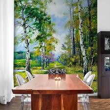 Wall Mural Forest Ilration