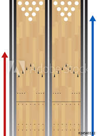 Bowling Lane Chart Buy This Stock Vector And Explore