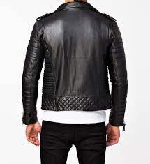 New Men's Leather Jacket Black Slim fit Motorcycle Real lambskin  jacket #814 | eBay