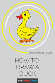 Follow along to learn how to draw a cute, cartoon duck, super easy, step by step. How To Draw A Duck In A Few Easy Steps Easy Drawing Guides