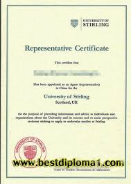 Make Certificates Online University Of Stirling Degree Certificate