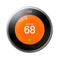 nest learning thermostat 3rd generation t3007ef wi fi bluetooth android ios stainless steel