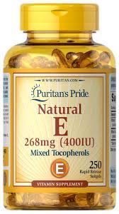 Vitamin e is a group of eight fat soluble compounds that include four tocopherols and four tocotrienols. Vitamin E 400 Iu Mixed Tocopherols Natural 250 Softgels E Vitamins Supplements Puritan S Pride