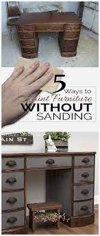 How To Paint Furniture Without Sanding