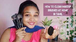 how to clean makeup brushes at home in