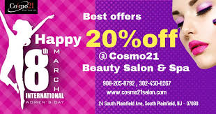 A hair salon is a place where one goes to get their hair done so that it can look beautiful and attractive. International Womensdaybestoffers 20 Off Cosmo21 Beauty Salon Spa Find Best Offers On Beauty Salon And Spa In Spa Salon Beauty Salon Best Hair Salon