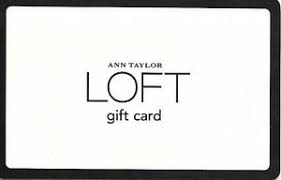 Gift cards are available in denominations of: Gift Card Logo White With Black Border Ann Taylor United States Of America Loft Col Us Annta Sv0601188