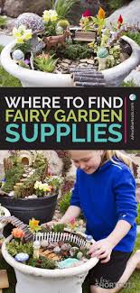inexpensive fairy garden supplies