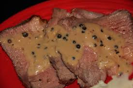 Add the peppercorns, beef stock, heavy cream and mustard and simmer to reduce by half. Roast Beef With Creamy Peppercorn Sauce Hollie S Hobbies
