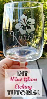 Diy Etched Glass Easy Step By Step