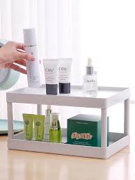 cosmetic storage box desktop shelf