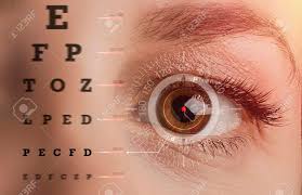Eyes Test Chart Good Vision Close Up